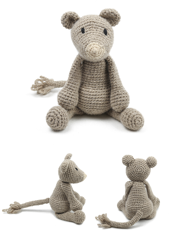 toft ed's animal freya the dormouse amigurumi crochet